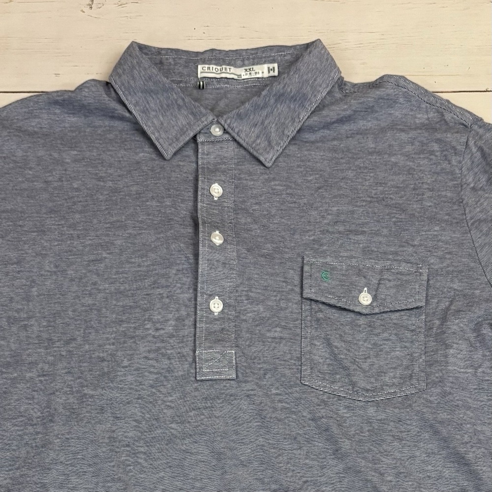 Criquet Polo Shirt Mens XXL 2XL